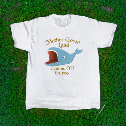 'MOTHER GOOSE LAND' OHIO RETRO WHITE T-SHIRT