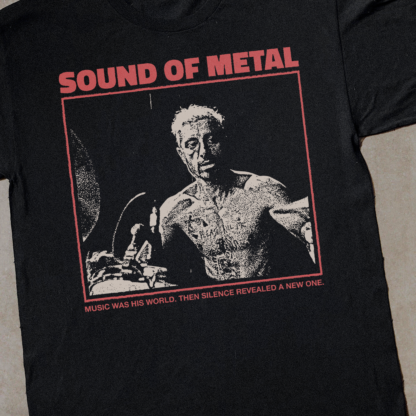 SOUND OF METAL BLACK T-SHIRT