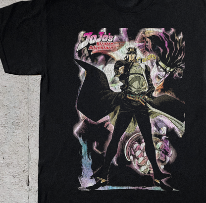 '12 JOJO’S BIZARRE ADVENTURE BLACK T-SHIRT