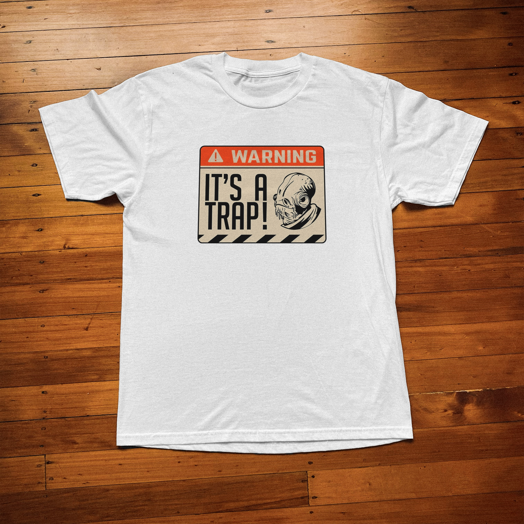 'IT'S A TRAP!' BEWARE VINTAGE WHITE TEE