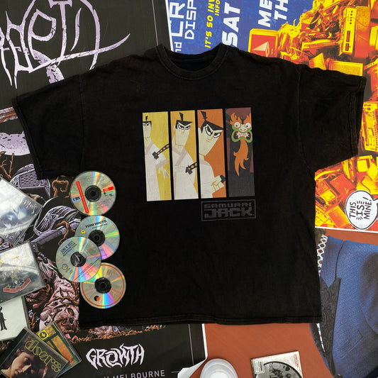 Samurai Jack Washed Black T-shirt