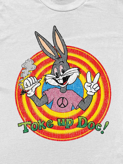 Toke Up Doc White Tee